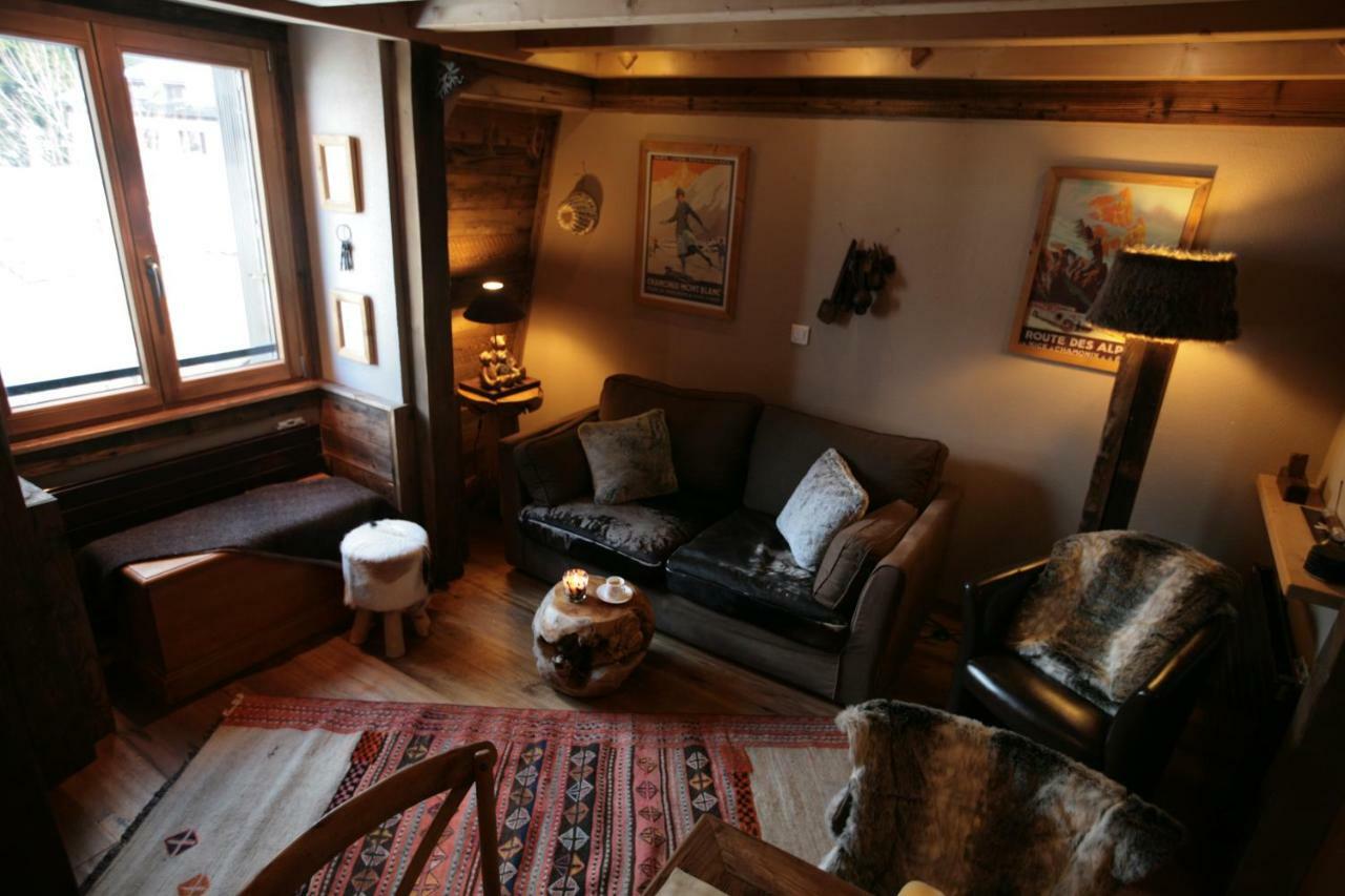 Duplex En Vieux Bois Hyper Centre Chamonix Exterior foto