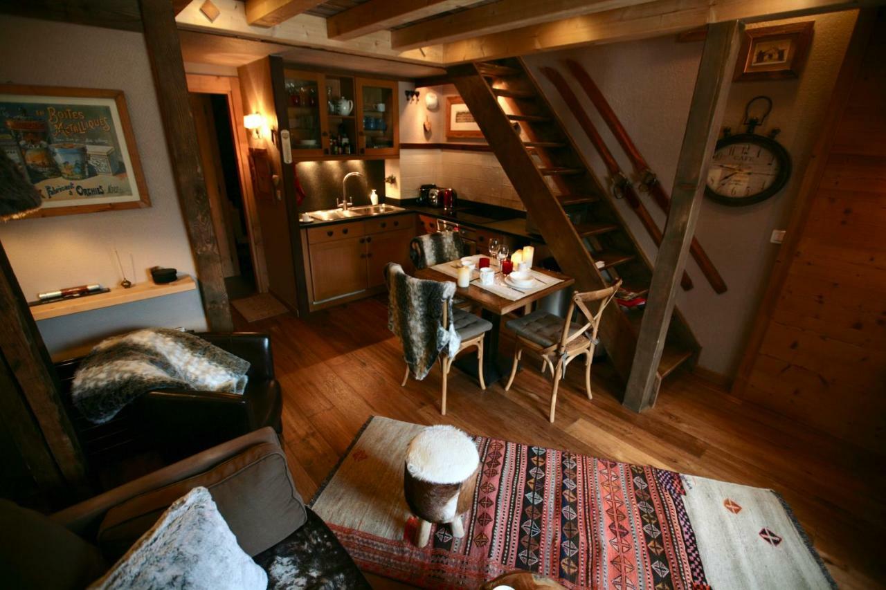 Duplex En Vieux Bois Hyper Centre Chamonix Exterior foto